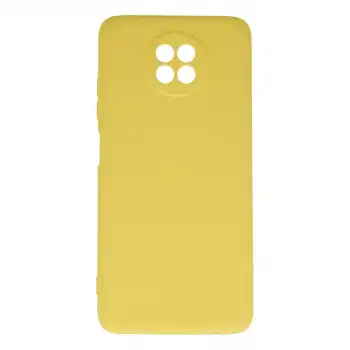 Xiaomi Redmi Note 9 5g Kılıf Nano İçi Kadife Silikon - Sarı