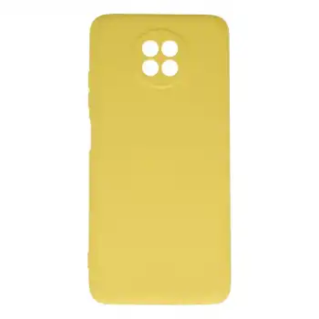 Xiaomi Redmi Note 9 5g Kılıf Nano İçi Kadife Silikon - Sarı