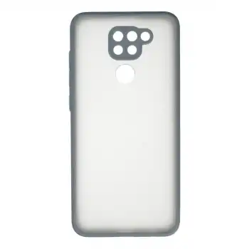 Xiaomi Redmi Note 9 Kılıf Montreal Silikon Kapak - Gri