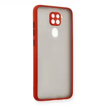 Xiaomi Redmi Note 9 Kılıf Montreal Silikon Kapak - Kırmızı
