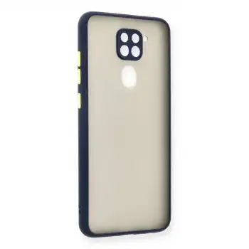 Xiaomi Redmi Note 9 Kılıf Montreal Silikon Kapak - Lacivert