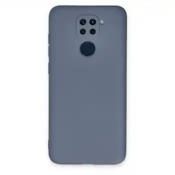 Xiaomi Redmi Note 9 Kılıf Nano İçi Kadife Silikon - Gri