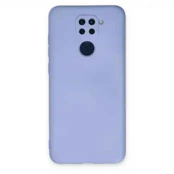 Xiaomi Redmi Note 9 Kılıf Nano İçi Kadife Silikon - Lila