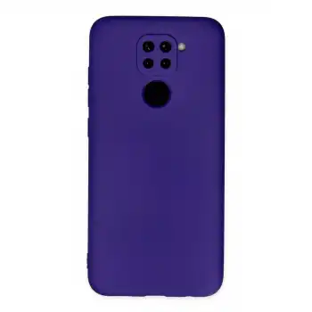 Xiaomi Redmi Note 9 Kılıf Nano İçi Kadife Silikon - Mor
