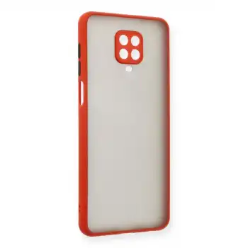 Xiaomi Redmi Note 9 Pro Kılıf Montreal Silikon Kapak - Kırmızı