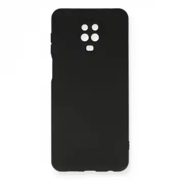 Xiaomi Redmi Note 9 Pro Kılıf Nano İçi Kadife Silikon - Siyah