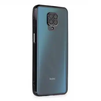 Xiaomi Redmi Note 9 Pro Kılıf Razer Lensli Silikon - Siyah