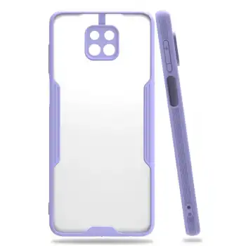 Xiaomi Redmi Note 9s Kılıf Platin Silikon - Lila