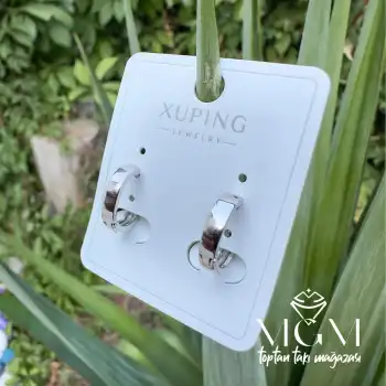 Xuping Taşsız Halka Küpe
