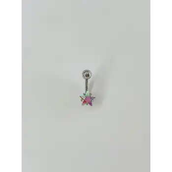 Yıldız Detaylı Göbek Piercing