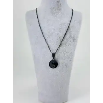 Yin-yang Çelik Erkek Kolye