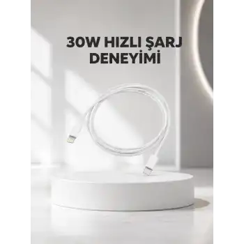 Yüksek Saflıkta Bakır Çekirdekli 30W Hızlı Şarj Kablosu
