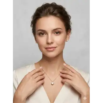 Yuvarlak Tek Taş Detaylı Set