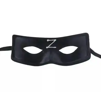 Zorro Maskesi Arkadan Lastikli Z Baskılı