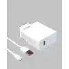 120W USB-C Şarj Adaptörü Süper Hızlı Şarj Güç Kaynağı Seti