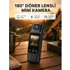 180° Döner Lensli Mini Kamera 1080P Full HD Hareket Algılama 1200mAh