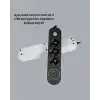 2 Metre Kablolu 3 USB Portlu Anahtarlı Üçlü Priz