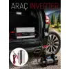 2000W Araç İnverter Aküden Güç Dönüştürücü Elektrik Üreten Taşınabilir