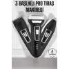 3 Başlıklı Profesyonel Tıraş Makinesi