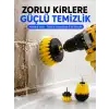 3 Parça Matkap Ucu Temizlik Fırçası Dayanıklı Naylon Kıllı