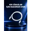 30W Type-C Lightning Hızlı Şarj Kablosu 1.2m iPhone Uyumlu