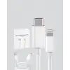 30W Type-C Lightning Hızlı Şarj Kablosu 1.2m iPhone Uyumlu