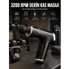 4 Başlıklı Darbeli Şarjlı Masaj Aleti Tabancası Kablosuz