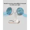 4 Kademeli Hız Ayarlı USB Şarjlı Çift Taraflı Masaüstü Vantilatör