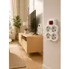 4’lü Priz Çoğaltıcı 2 Adet Set Kablosuz Duvar Tipi Anahtarlı Priz Çoklayıcı
