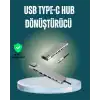 USB‑C Çoklu Bağlantı Merkezi – 5 Gbps, 100‑240 V, Sağlam Eloksal Tasarım