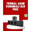 7 Portlu Çoklu Priz USB ve Type-C Girişli Akıllı Güç Ünitesi