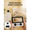 720P HD Gece Görüşlü Kablosuz Bebek Kamerası İki Yönlü Sesli Yeni Nesil