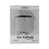 Airpods 2 (2.nesil) Spell Simli Kılıf - Gümüş