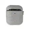 Airpods 2 (2.nesil) Spell Simli Kılıf - Gümüş