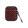 Airpods 2 (2.nesil) Spor Delikli Kılıf - Siyah-kırmızı