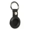 Airtag Anahtarlık Deri Kılıf - Siyah