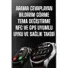 Akıllı Saat Bildirim Görme Amoled Ekran GPS Uyumlu Sesli Görüşme