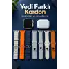 Akıllı Saat Bluetooth Aramalı ve 7 Kordonlu Set