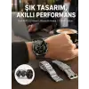 Akıllı Saat Çoklu Kordon Seçeneği Amoled Ekran Çok Fonksiyonlu Bluetooth Bağlantılı Yeni Nesil