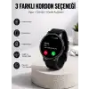 Akıllı Saat Sesli Görüşme Bluetooth Bağlantılı 3 Kordonlu Yeni Nesil