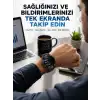 Akıllı Saat Yeni Model Sesli Asistan Bildirim Görme Bluetooth Bağlantılı Müzik Dinleme