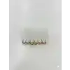 Altılı Çok Renkli  Halka Küpe