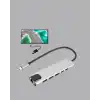 Alüminyum Gövdeli Type‑C HDMI & Ethernet Adaptör – Tak & Çalıştır