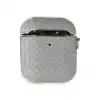 Apple Airpods 2 (2.nesil) Spell Simli Kılıf - Gümüş