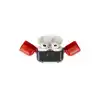 Apple Airpods 3 (3.nesil) Basmalı Kılıf - Siyah-kırmızı
