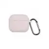 Apple Airpods 3 (3.nesil) Hang Kılıf - Pudra