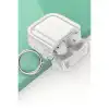 Apple Airpods 4 (4.nesil) Shiny Şeffaf Kılıf - Beyaz