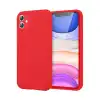 Apple İphone 11 Kılıf First Silikon - Kırmızı
