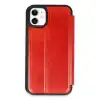 Apple İphone 11 Kılıf Flip Cover - Kırmızı