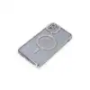 Apple İphone 11 Kılıf Joke Simli Magneticsafe Kılıf - Gümüş